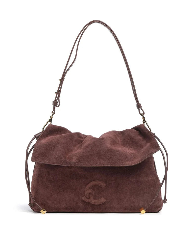 Borsa a spalla Lidia Small in suede Coccinelle