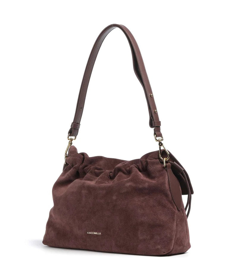 Borsa a spalla Lidia Small in suede Coccinelle