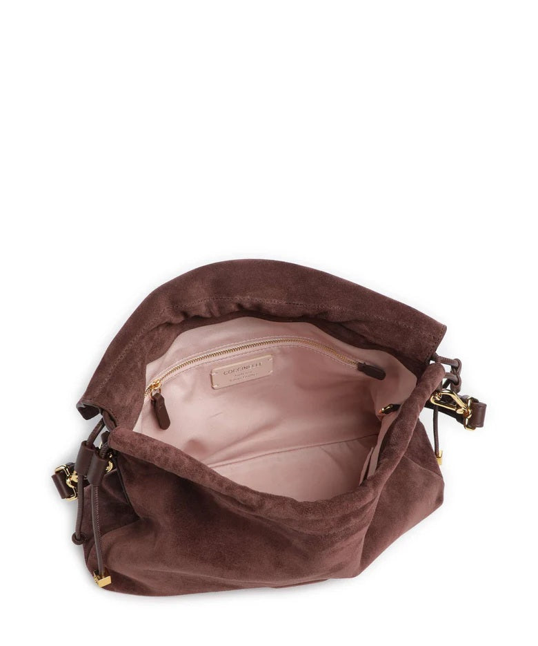 Borsa a spalla Lidia Small in suede Coccinelle