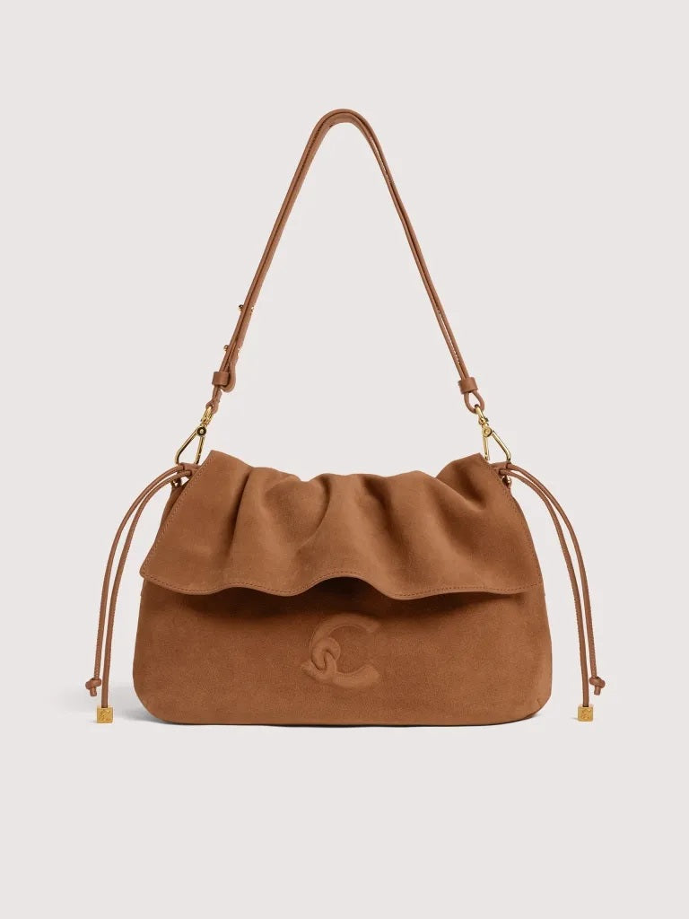 Coccinelle Lidia Small Suede Shoulder Bag
