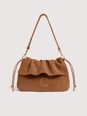 Coccinelle Lidia Small Suede Shoulder Bag