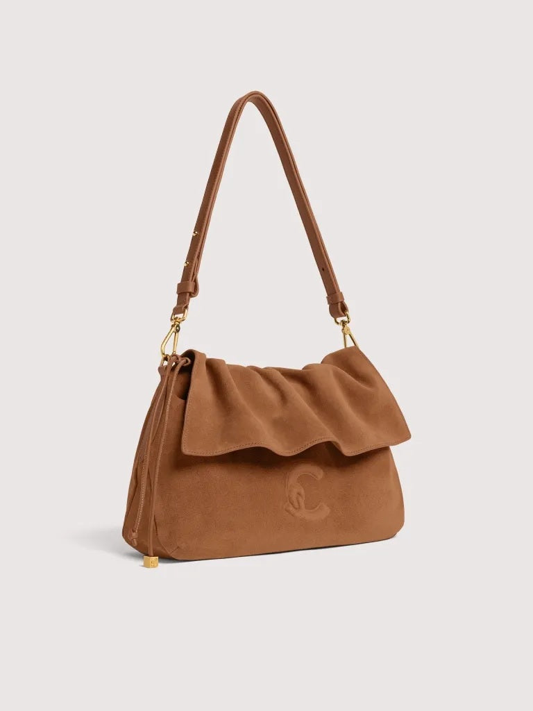Coccinelle Lidia Small Suede Shoulder Bag