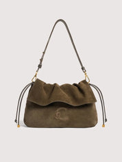 Coccinelle Lidia Small Suede Shoulder Bag