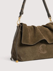 Coccinelle Lidia Small Suede Shoulder Bag