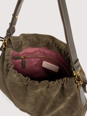 Coccinelle Lidia Small Suede Shoulder Bag