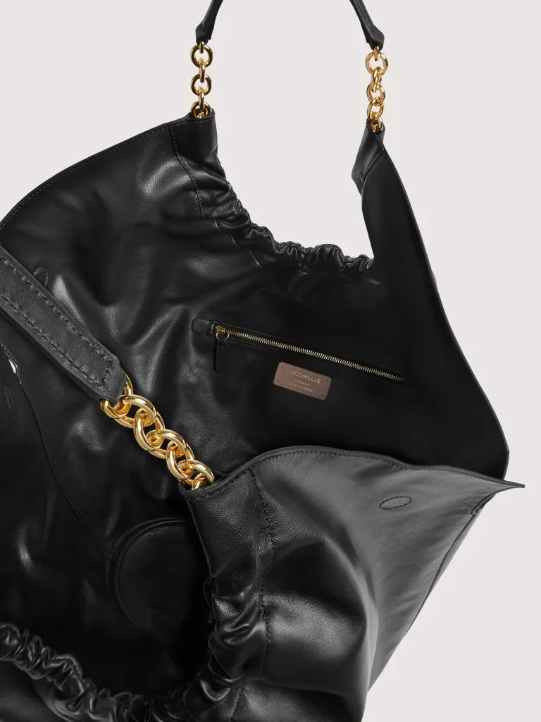 Coccinelle Smash Large Leather Shoulder Bag