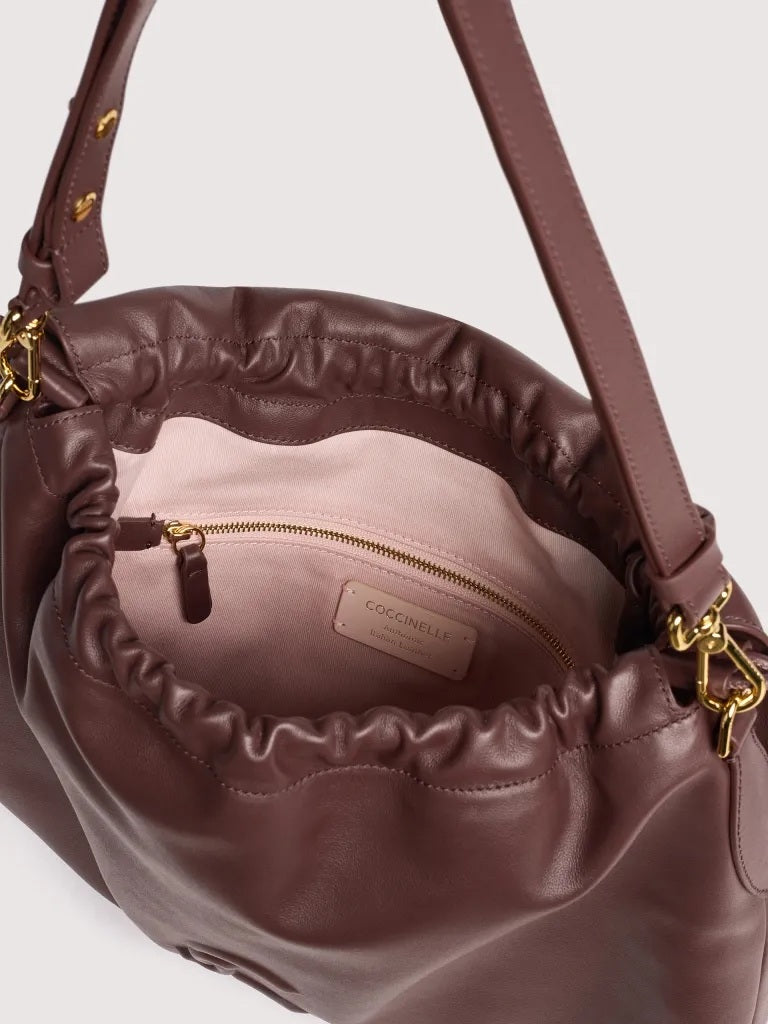 Borsa a spalla Lidia Medium in pelle Coccinelle