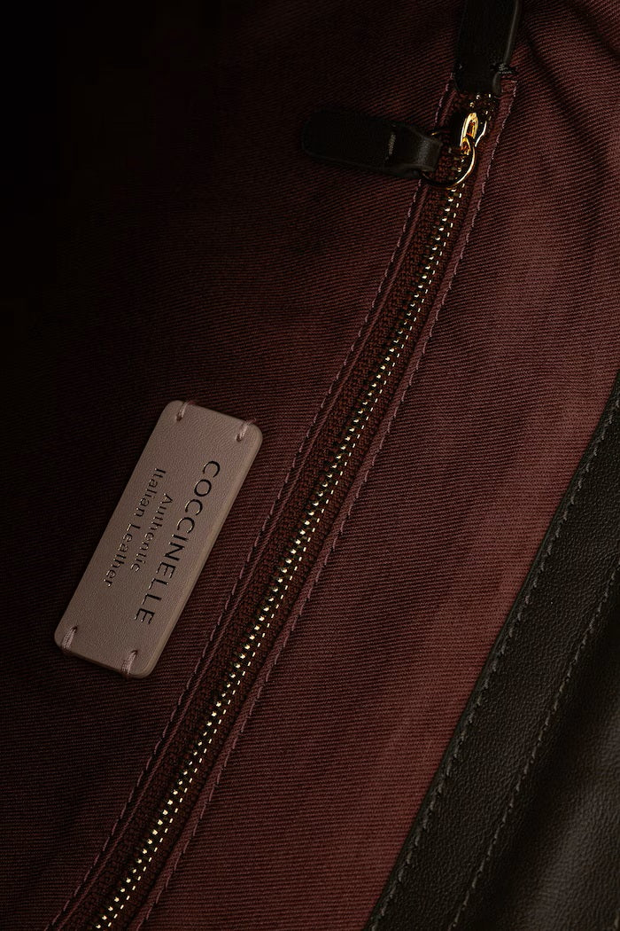 Borsa a spalla Lidia Medium in pelle Coccinelle