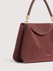 Borsa a spalla Tiggy Suede Medium Coccinelle