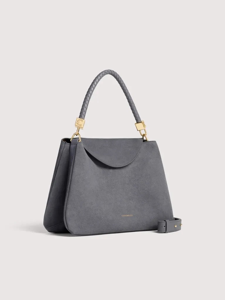 Borsa a spalla Tiggy Suede Medium Coccinelle