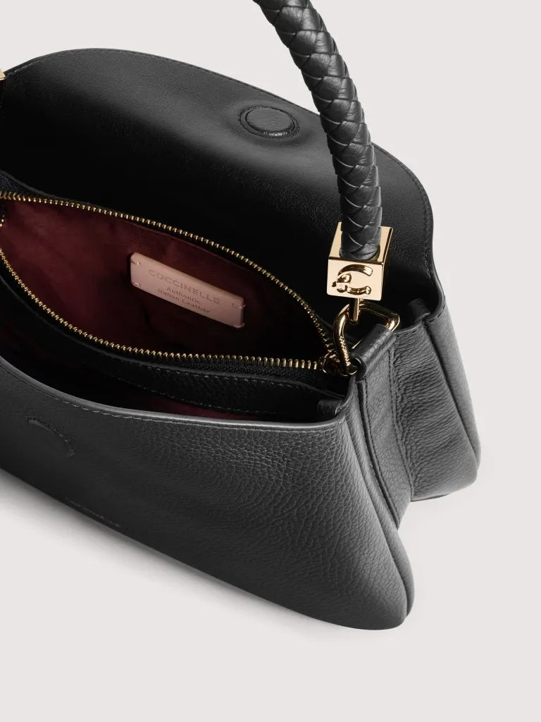 Borsa a spalla Tiggy Small in pelle Coccinelle