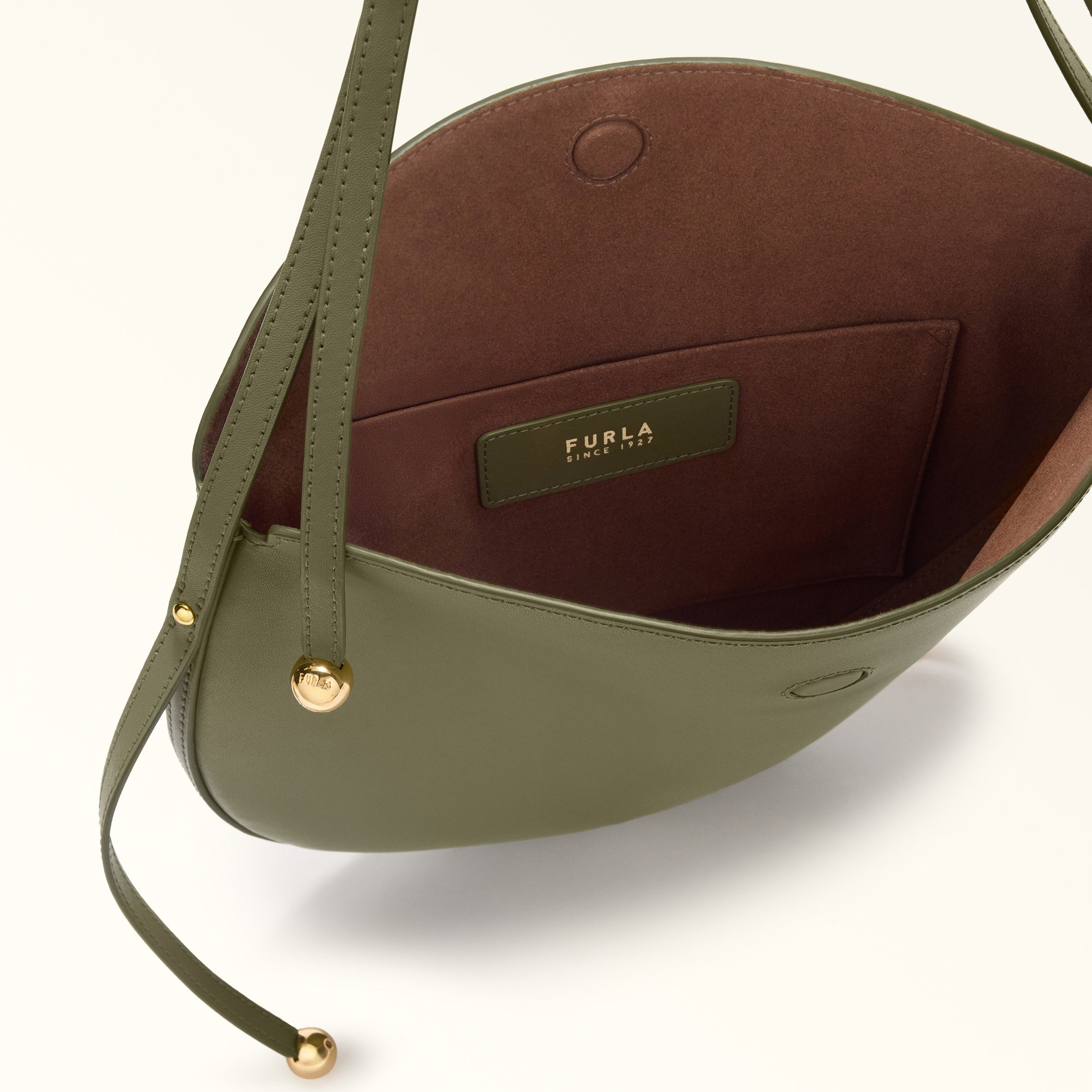 Furla Moonstone M leather bag