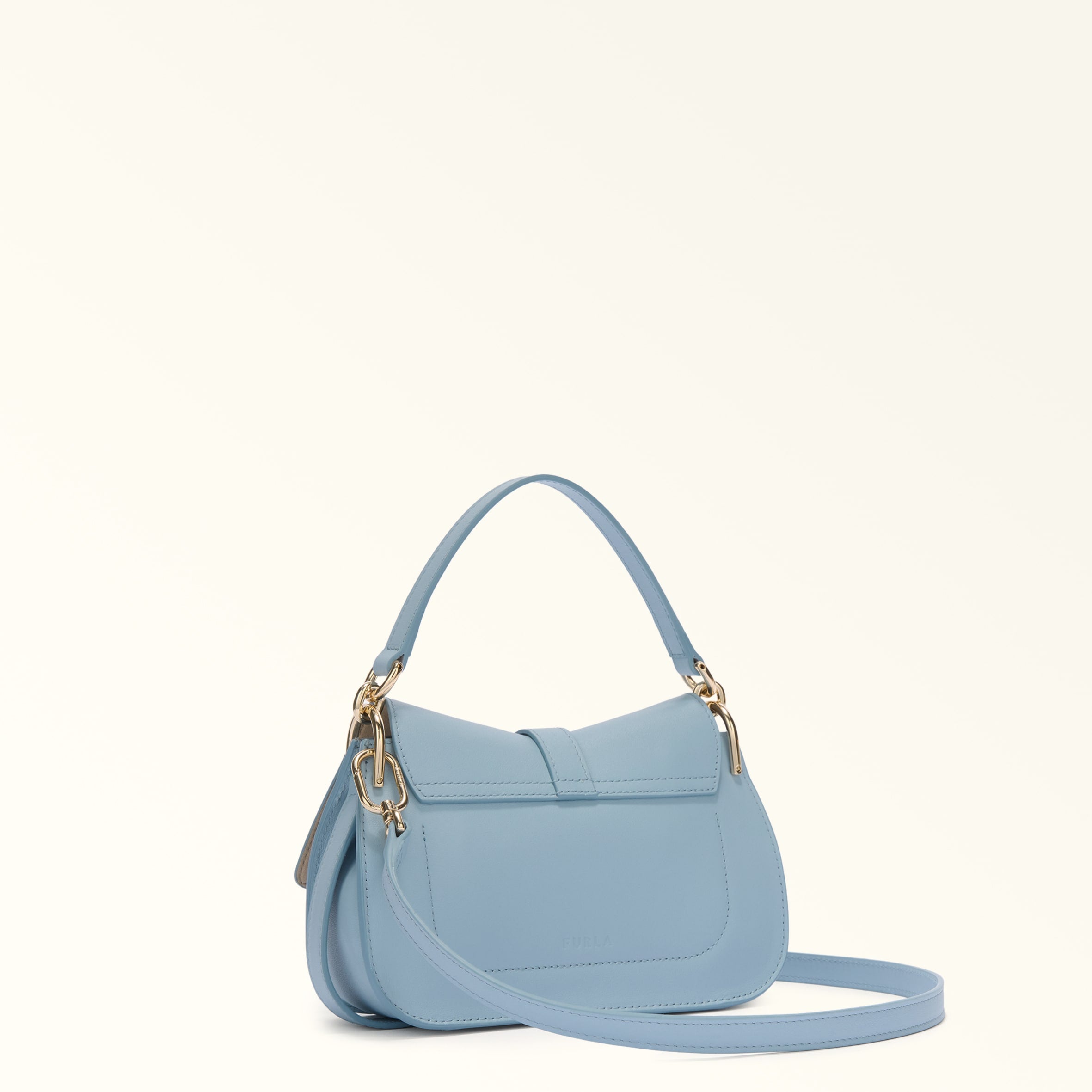 Furla Flow Mini Top Handle Bag in Leather