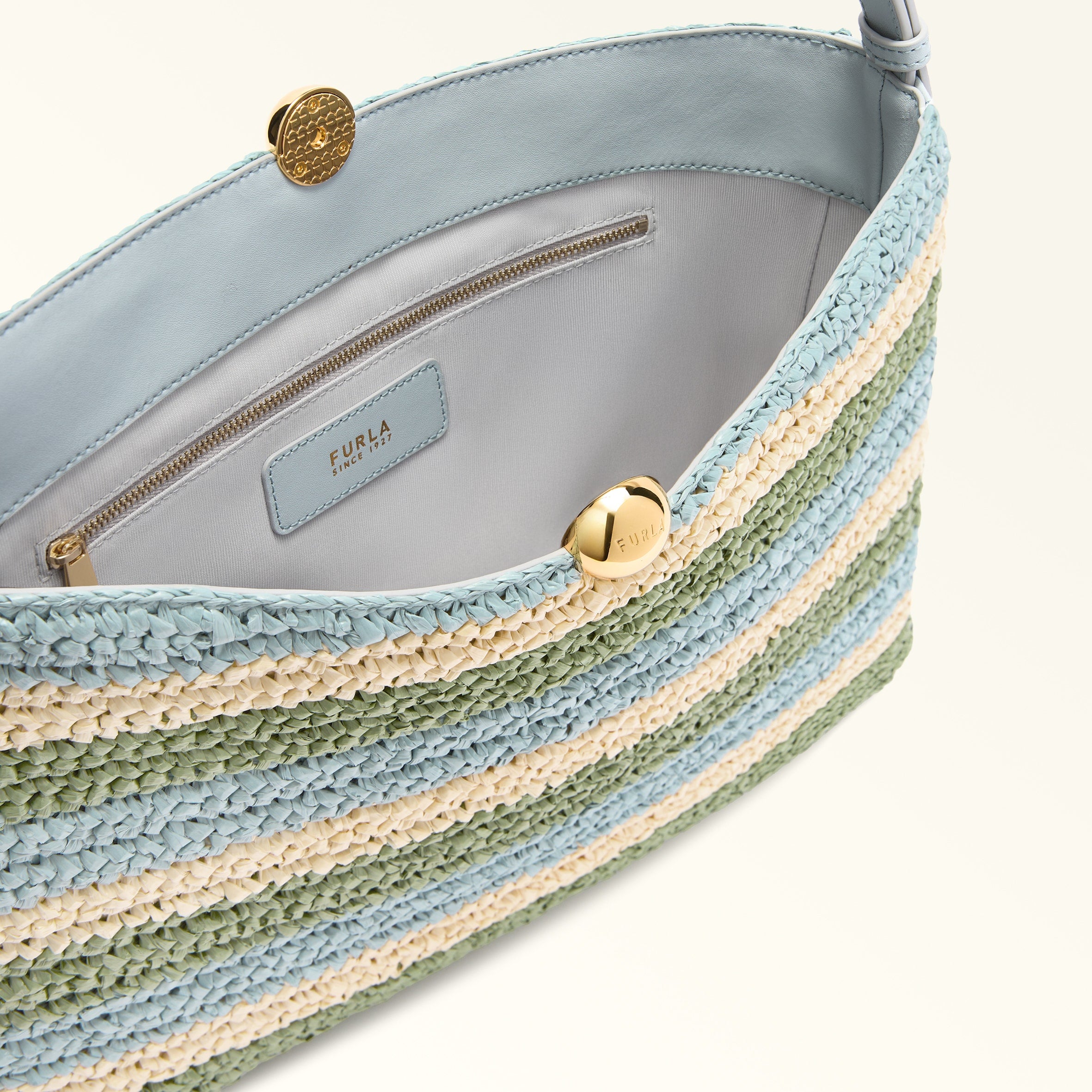 Furla Sfera Soft L Raffia Bag