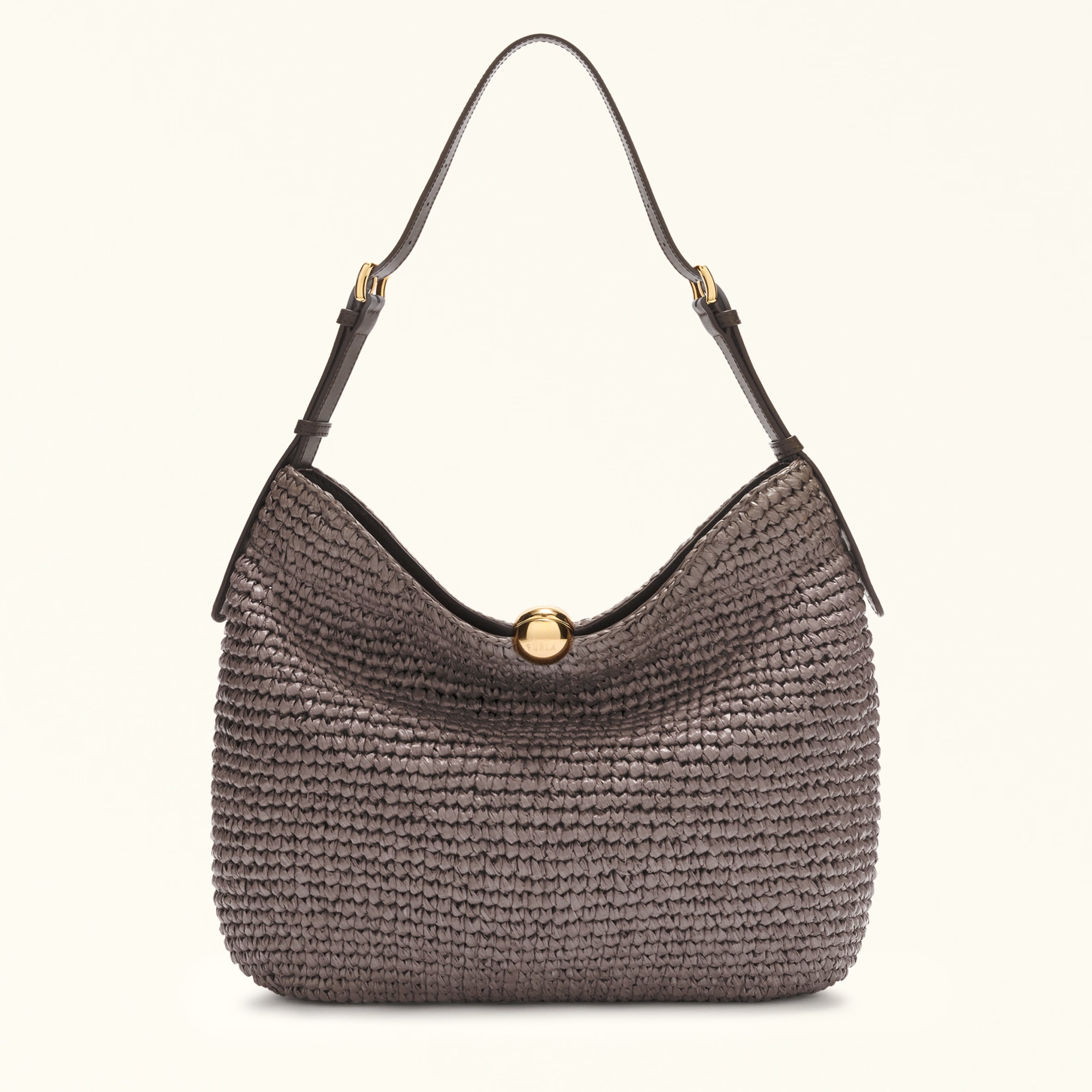 Furla Sfera Soft L Raffia Bag