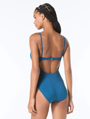 Michael Kors rhinestone one-piece swimsuit