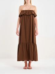 Vicolo cotton ruffled dress