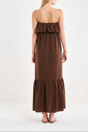 Vicolo cotton ruffled dress
