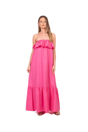 Vicolo cotton ruffled dress