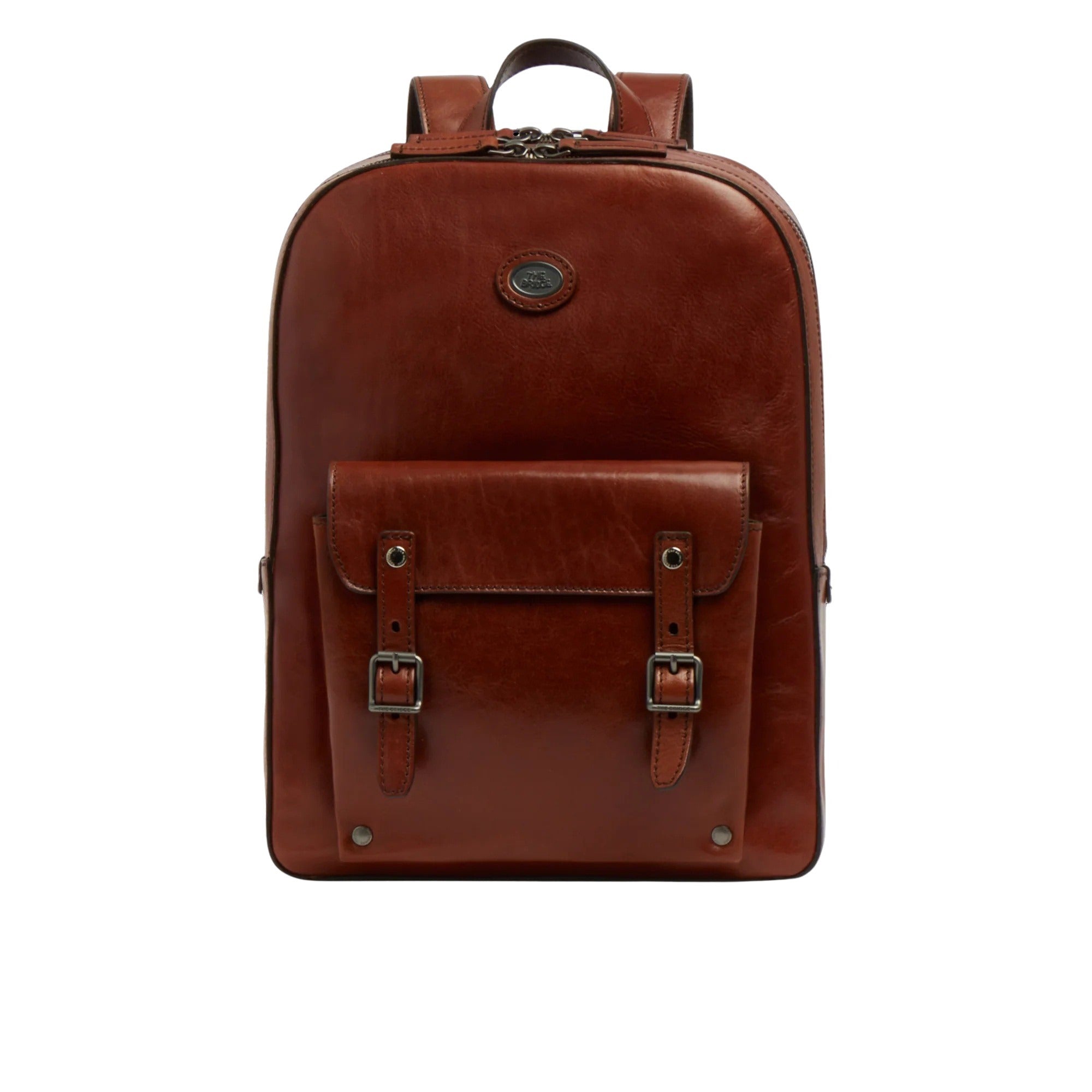The Bridge Galileo leather backpack