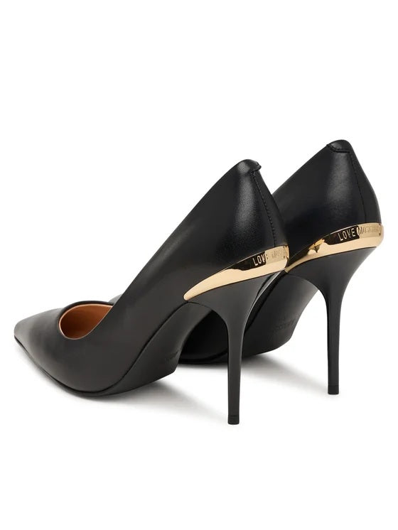 Love Moschino leather pumps