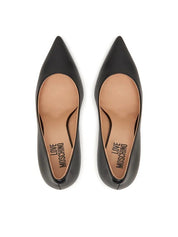 Love Moschino leather pumps