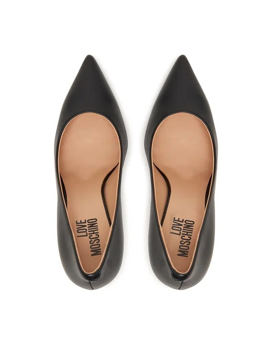 Love Moschino leather pumps