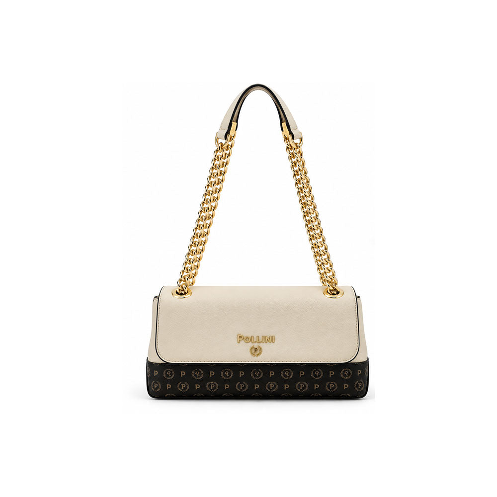 Borsa a tracolla mini grain Pollini