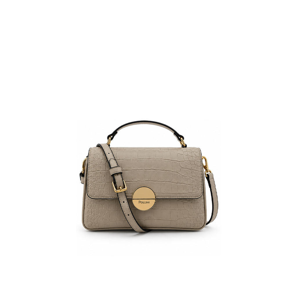 Borsa mini a tracolla stampa cocco Pollini