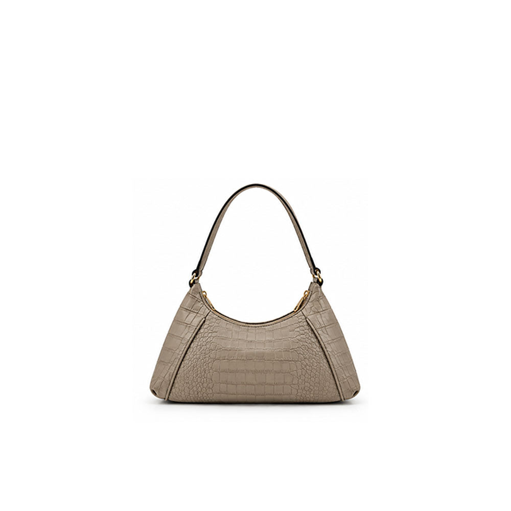 Borsa a spalla effetto cocco Pollini