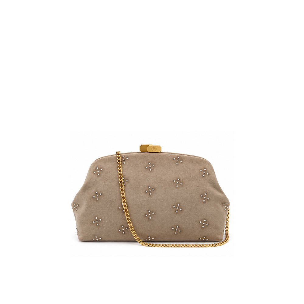 Borsa a tracolla scamosciata Pollini