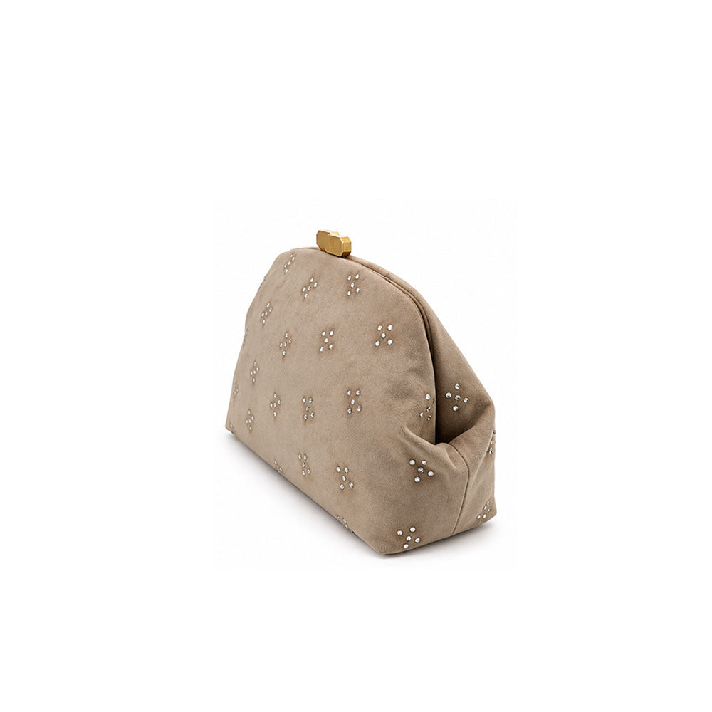 Borsa a tracolla scamosciata Pollini