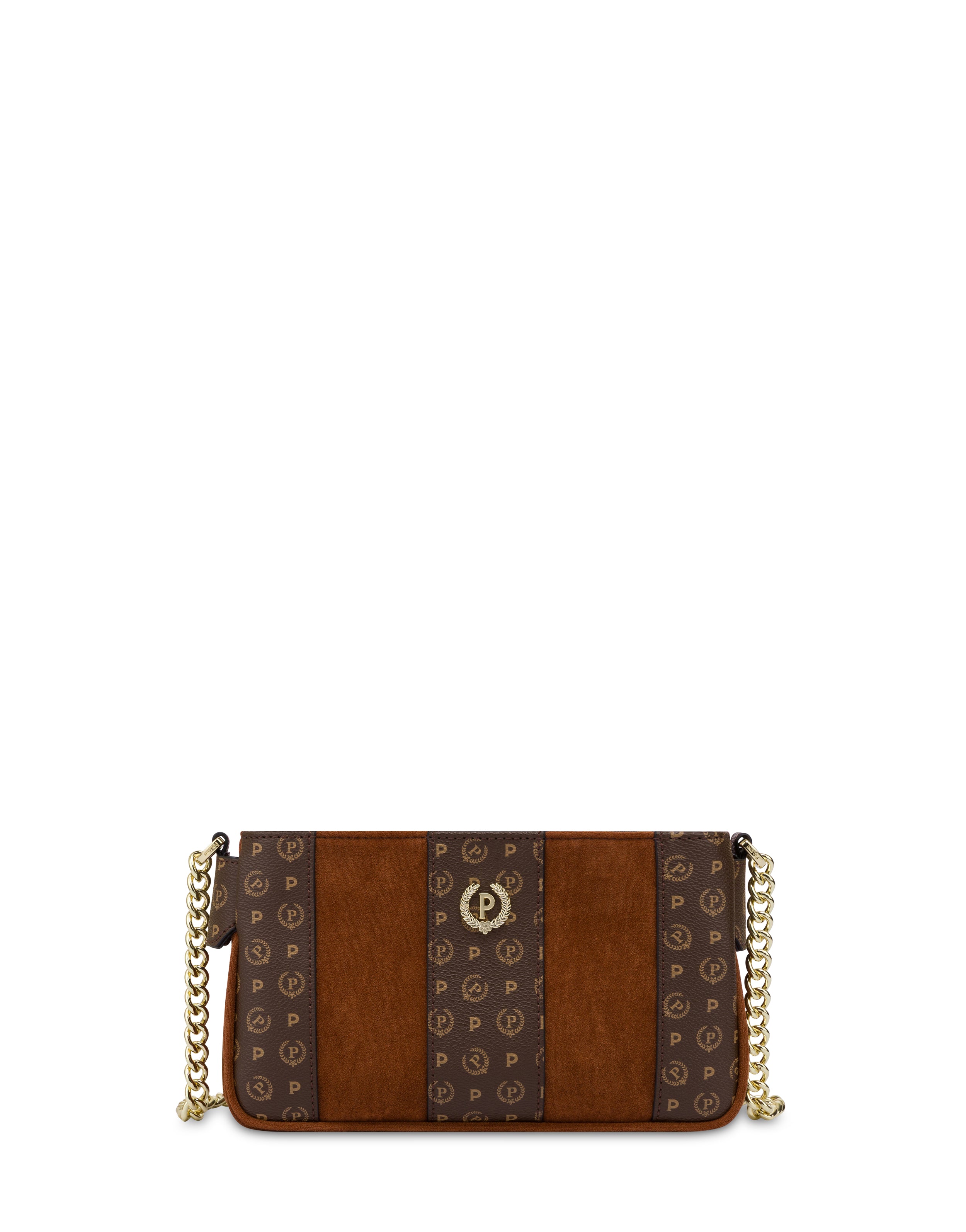 Borsa Crossbody Bag Interplay in suede e Heritage Pollini