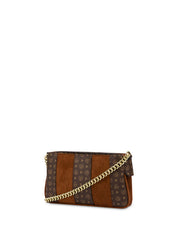 Borsa Crossbody Bag Interplay in suede e Heritage Pollini