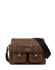 Pollini Heritage Embossed Crossbody Bag