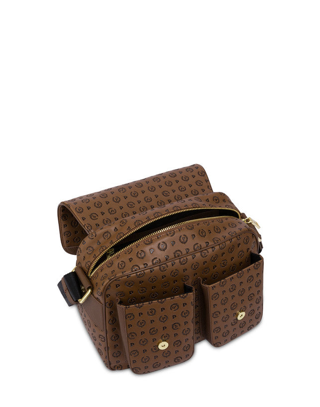 Pollini Heritage Embossed Crossbody Bag