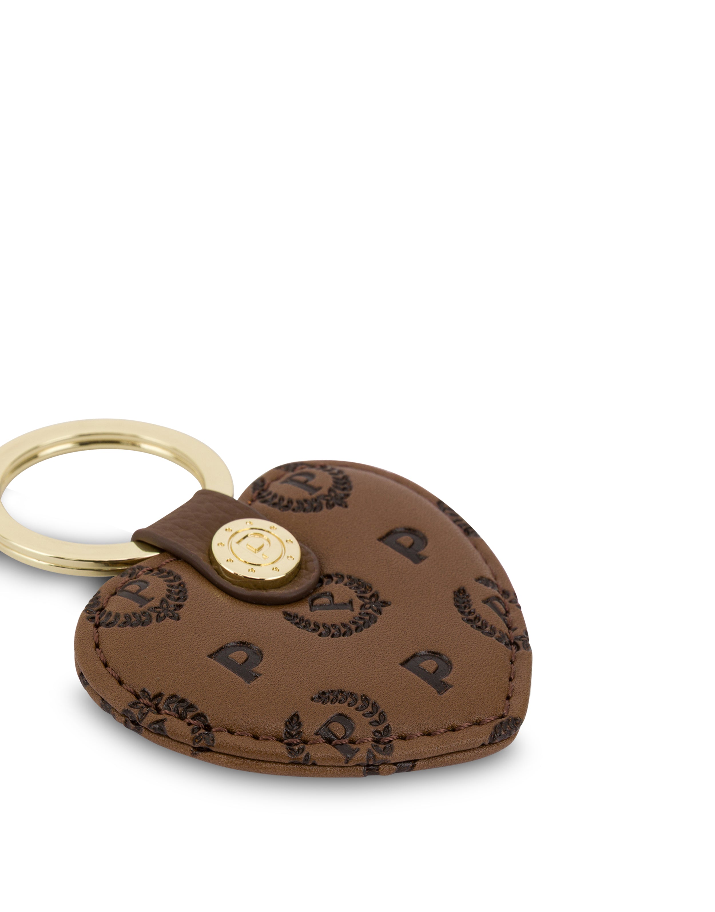 Pollini Heritage Embossed Keyring