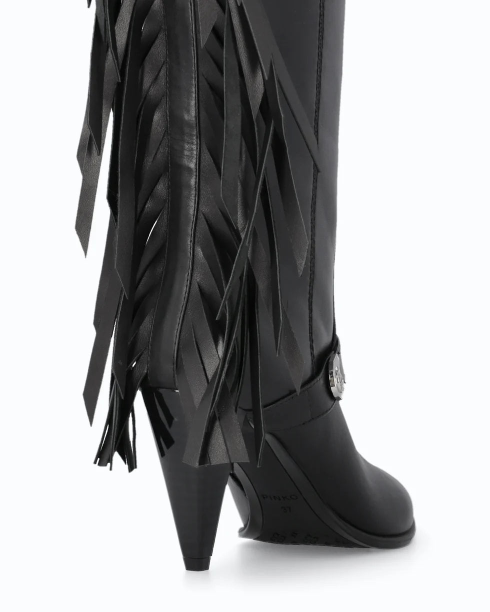 Pinko Vane leather boots