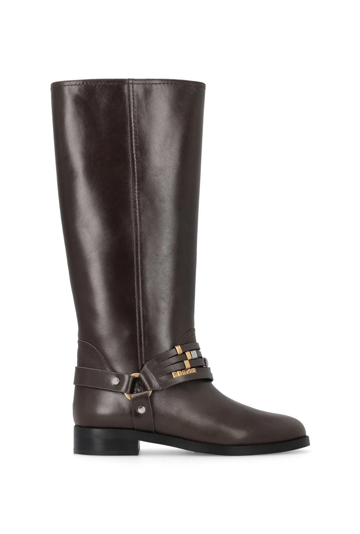 Pinko Cheval leather boots