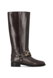 Pinko Cheval leather boots