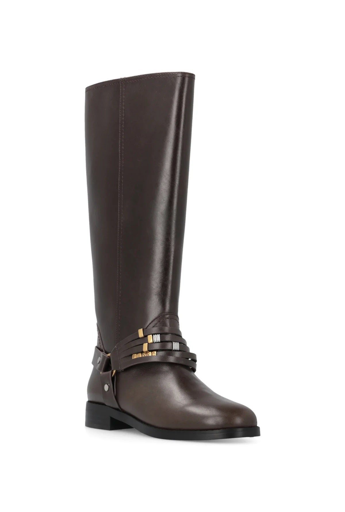 Pinko Cheval leather boots