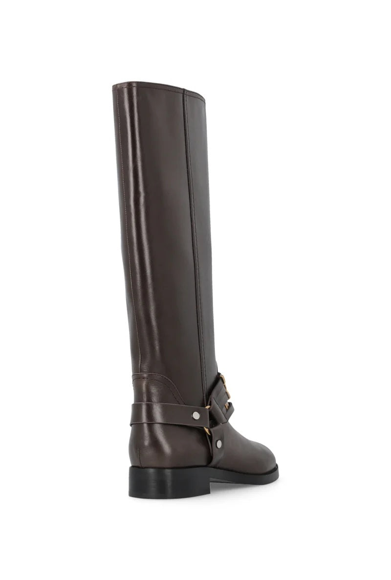 Pinko Cheval leather boots