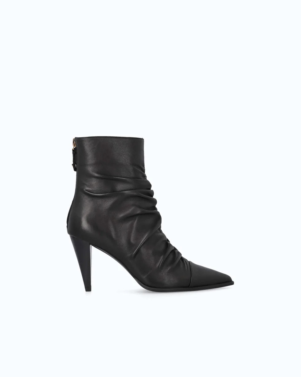 Pinko Vane nappa leather ankle boots