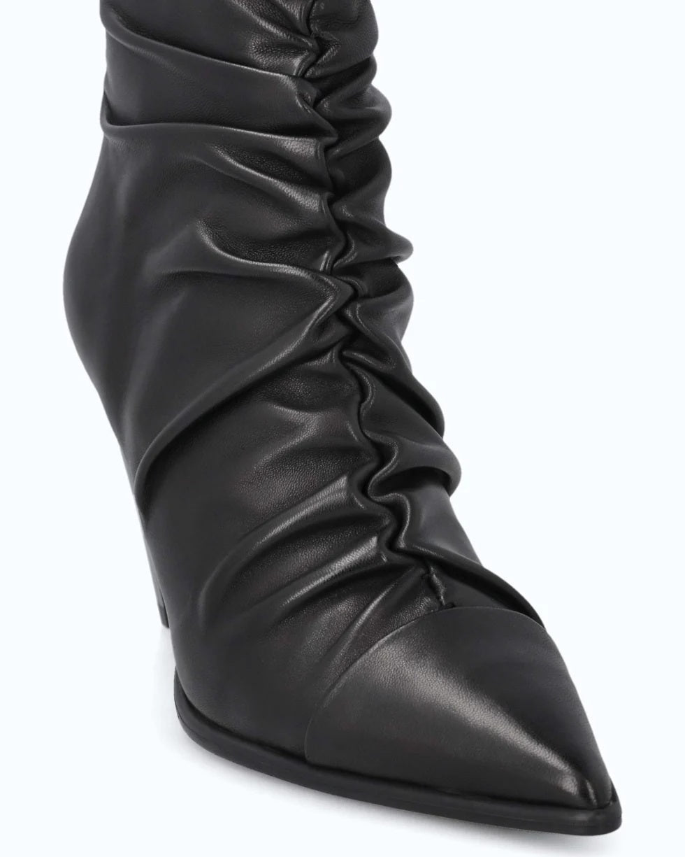Pinko Vane nappa leather ankle boots