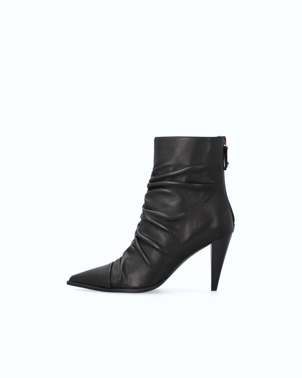 Pinko Vane nappa leather ankle boots