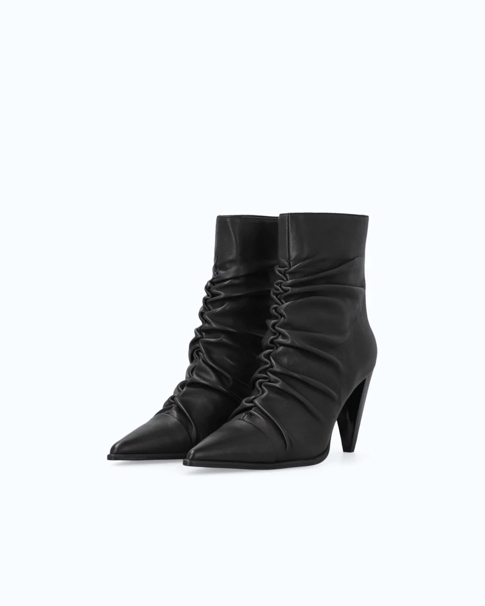 Pinko Vane nappa leather ankle boots