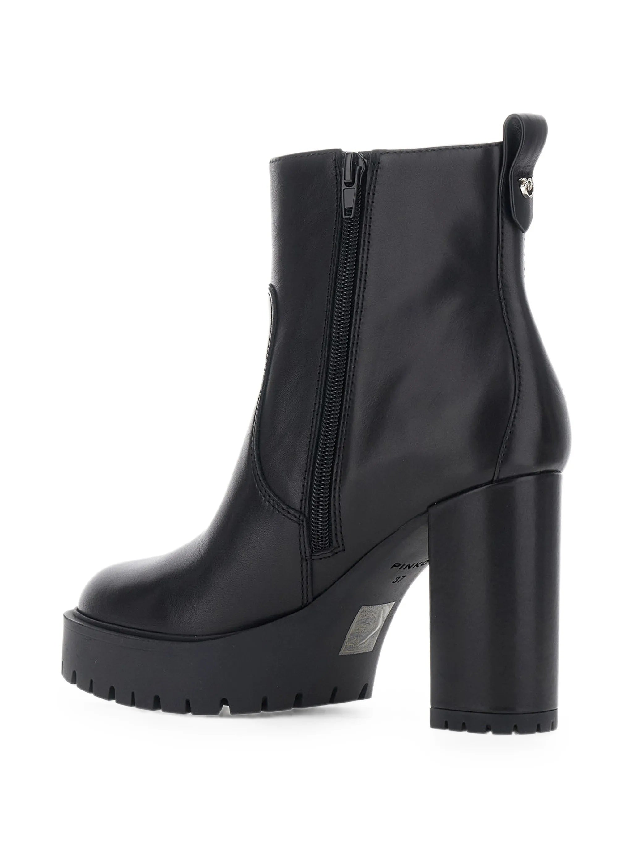 Pinko Clara leather ankle boots