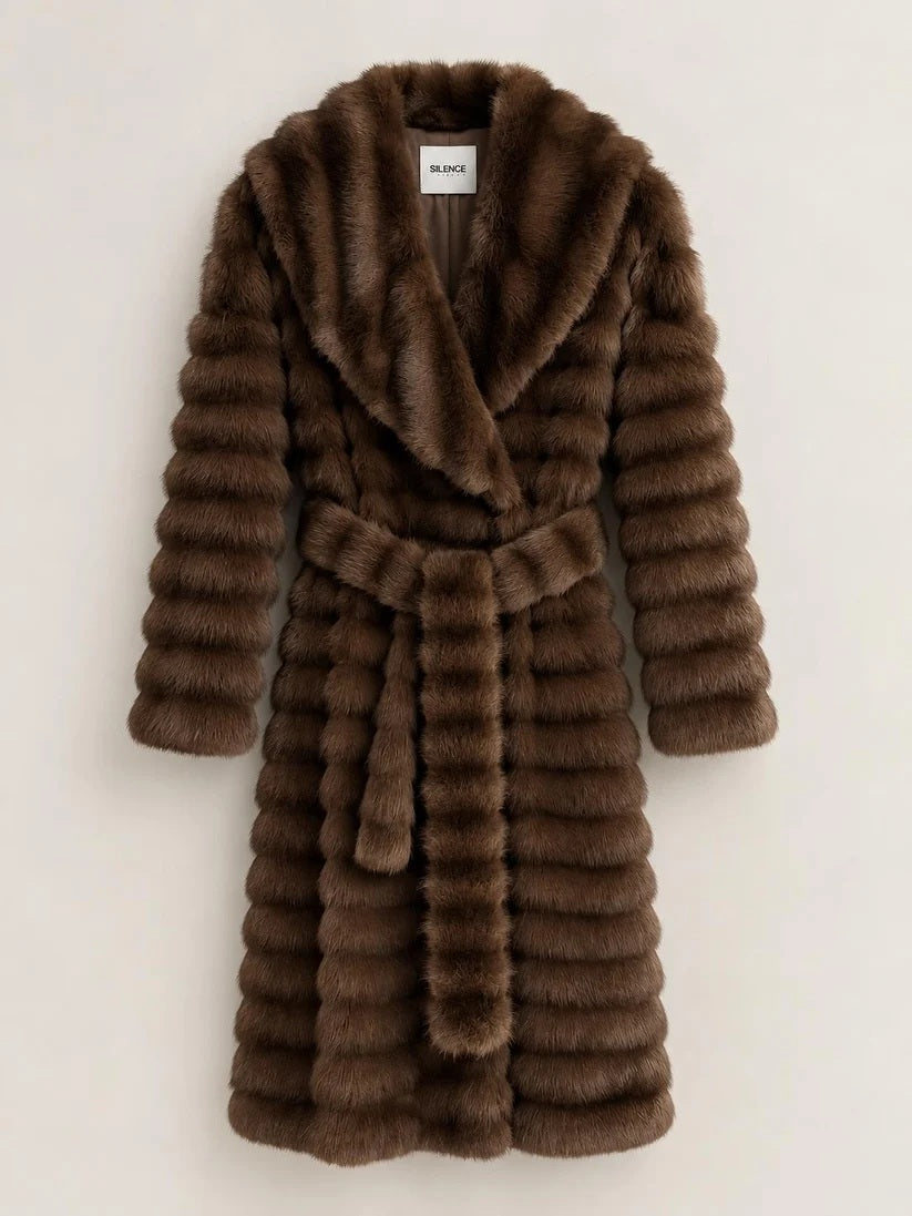 Cappotto Kim in ecopelliccia Silence