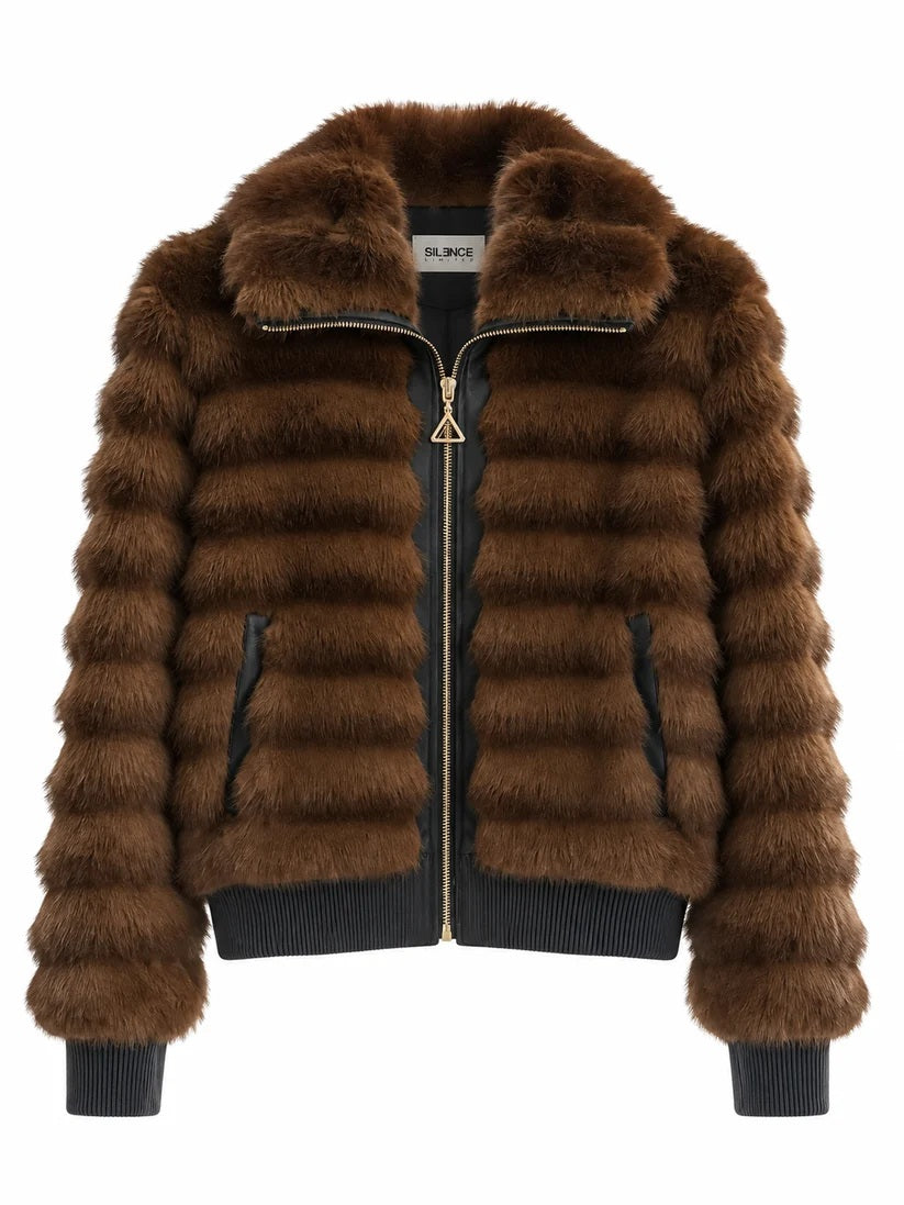 Moscow Silence faux fur jacket