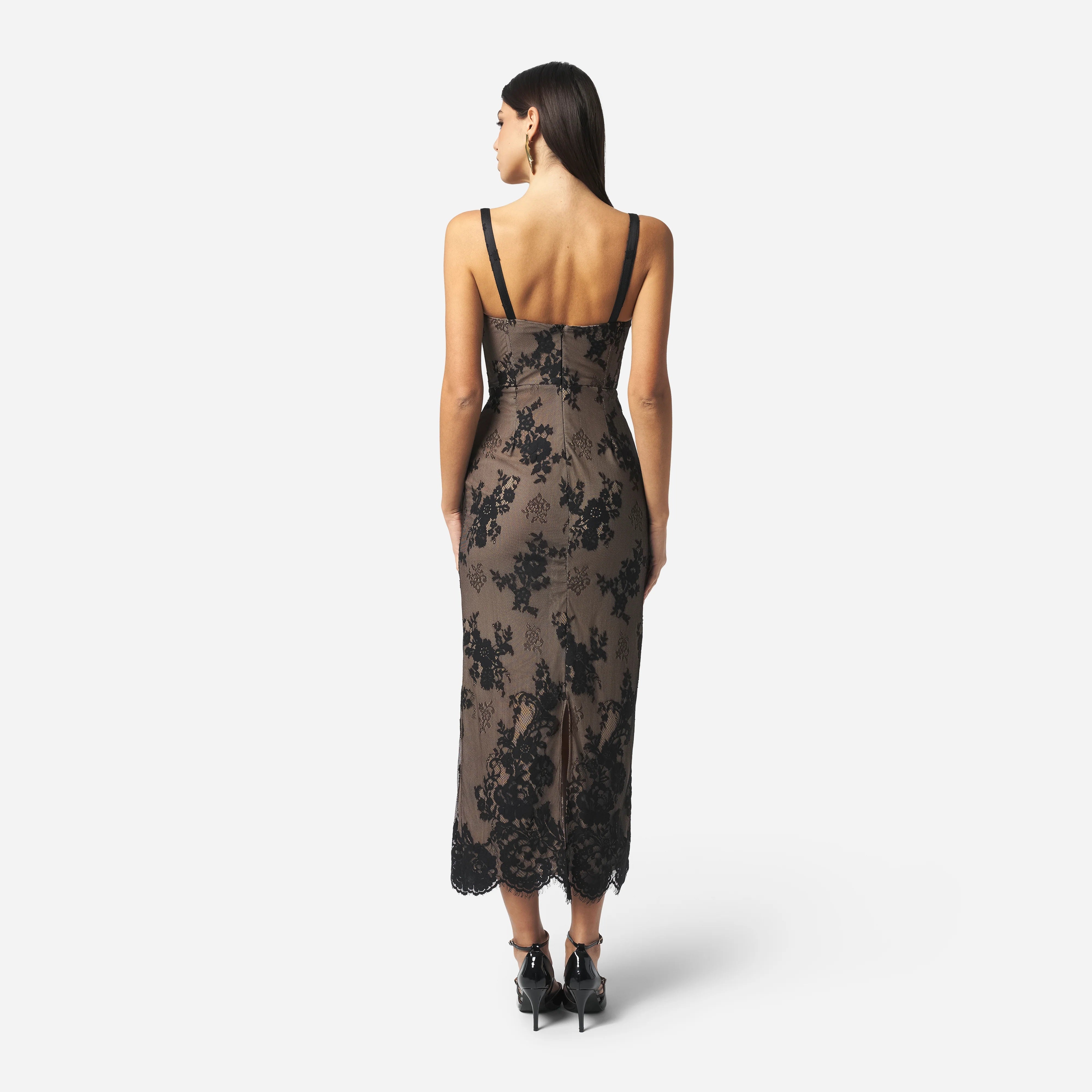 Abito Lace in pizzo floreale Silence
